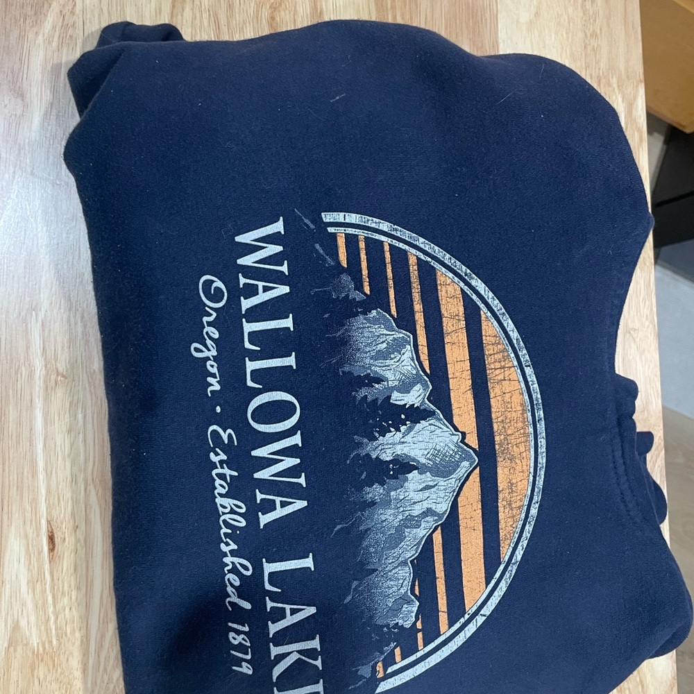 Wallowa Lake Navy Sweatshirt